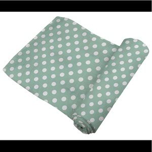 Jade Polka Dot Swaddle